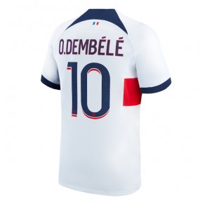 Maillot de foot Paris Saint-Germain Ousmane Dembele #10 Extérieur 2023-24 Manches Courte